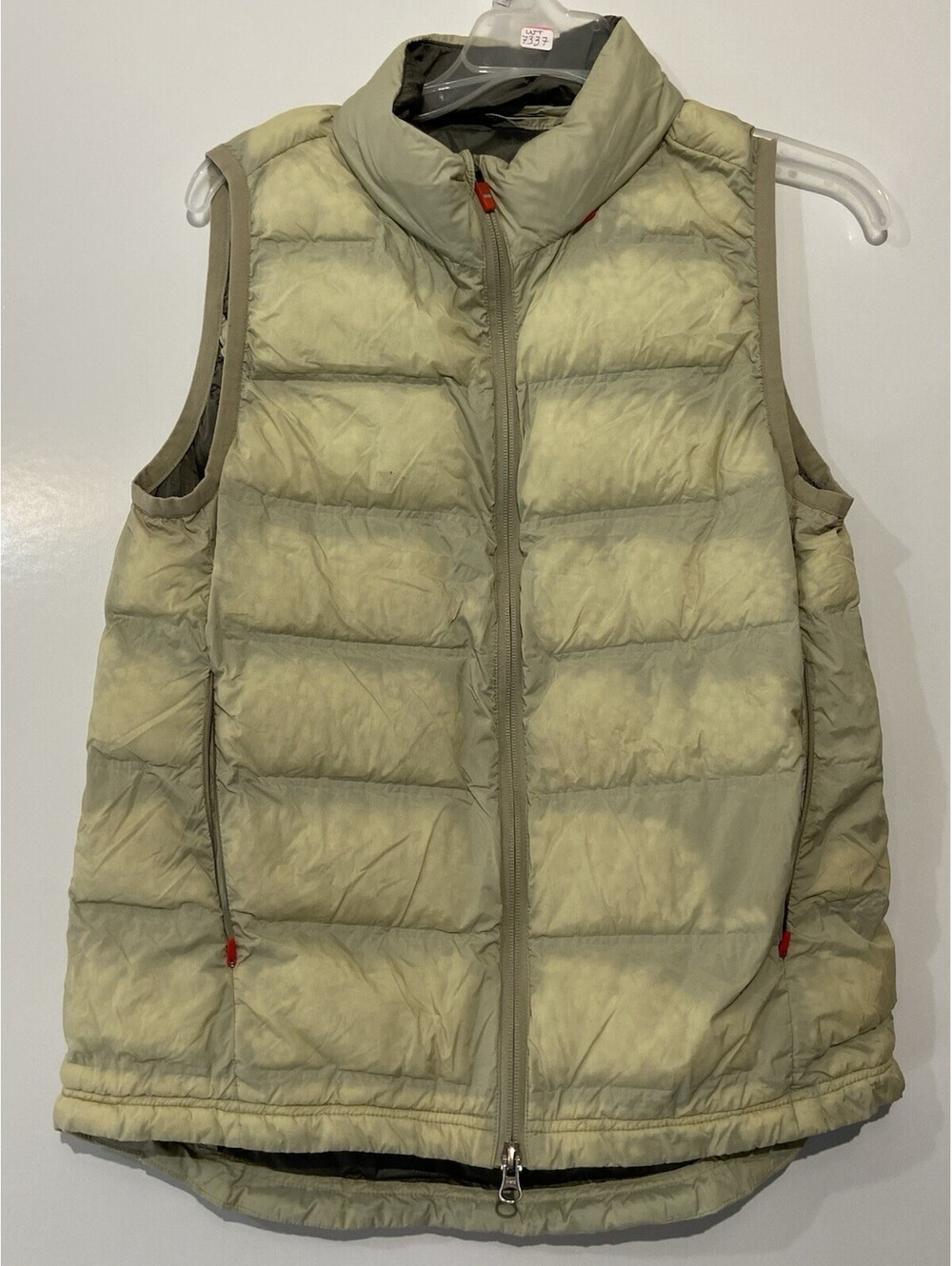 Womens JANJI Biege Insulated Puffer Vest Sz M